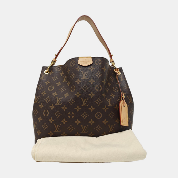 GRACEFUL TPM Monogram Coated Canvas Brown