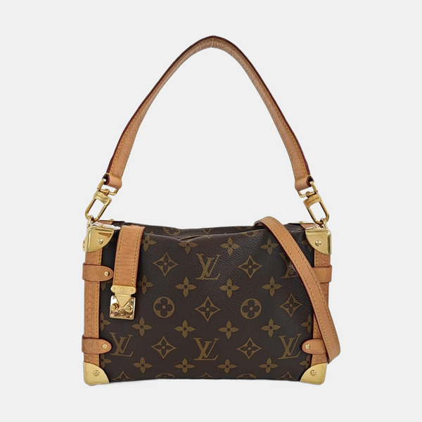 SIDE TRUNK MM Monogram Coated Canvas Brown