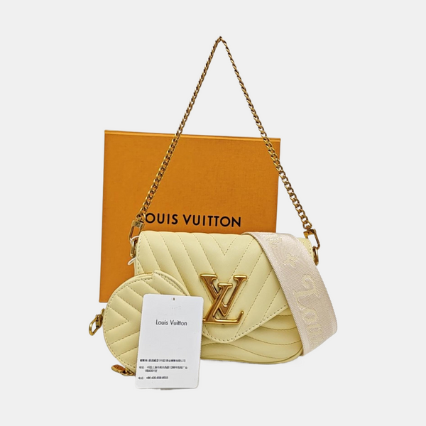 NEW WAVE Quilted Calfskin Yellow