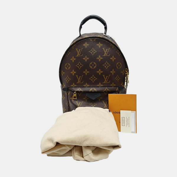PALM SPRINGS PM Monogram Coated Canvas Brown