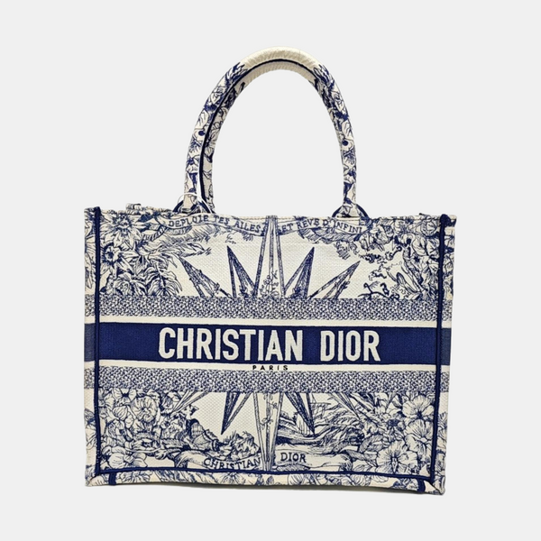 Book Tote Medium Canvas Blue