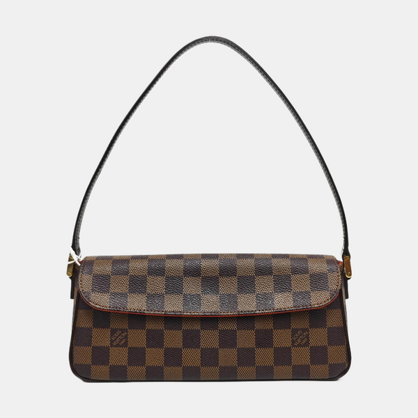 RECOLETA Damier Ebene Coated Canvas Brown