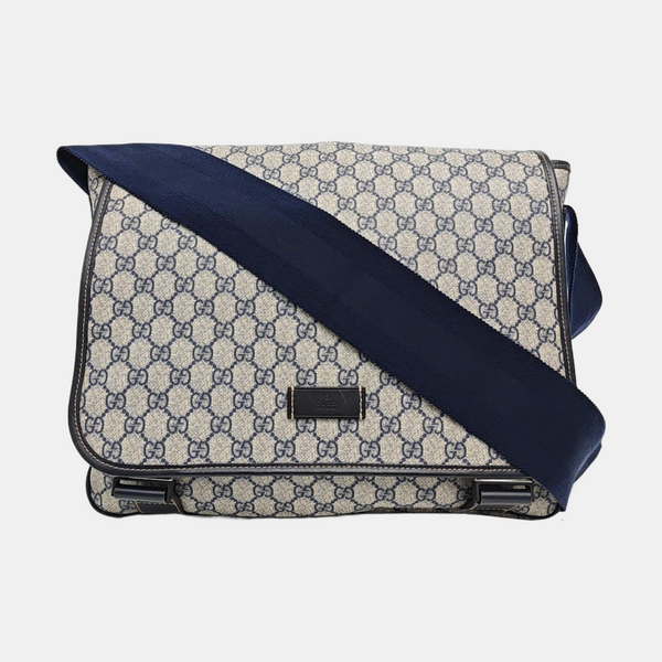 Monogram Coated Canvas Shoulder Bag Beige