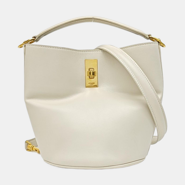 CAMILLE 16 Calfskin White