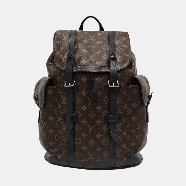 CHRISTOPHER PM Monogram Coated Canvas Brown