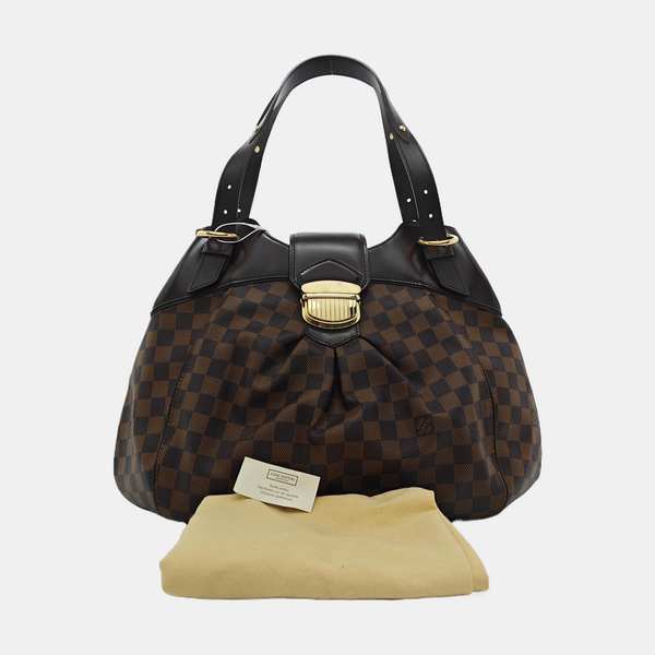 SISTINA GM Damier Ebene Coated Canvas Brown