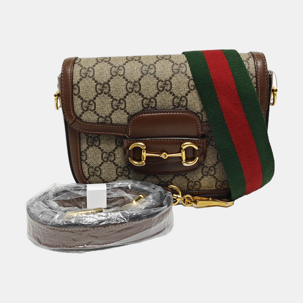 Horsebit 1955 Mini Coated Canvas Beige