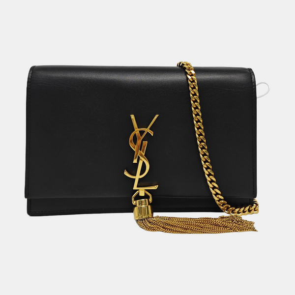 Authenticated pre-owned KATE Small Calfskin Black - Shoulder Bag at Looply