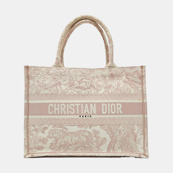 Book Tote Medium Canvas Pink