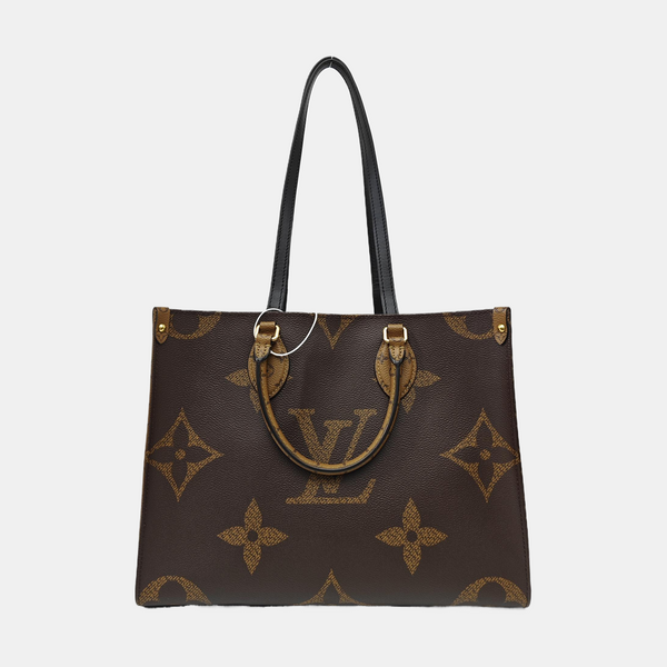ONTHEGO MM Monogram Coated Canvas Brown