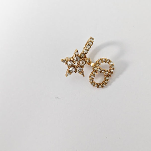 Clair D Lune Metal Gold Stud Earrings
