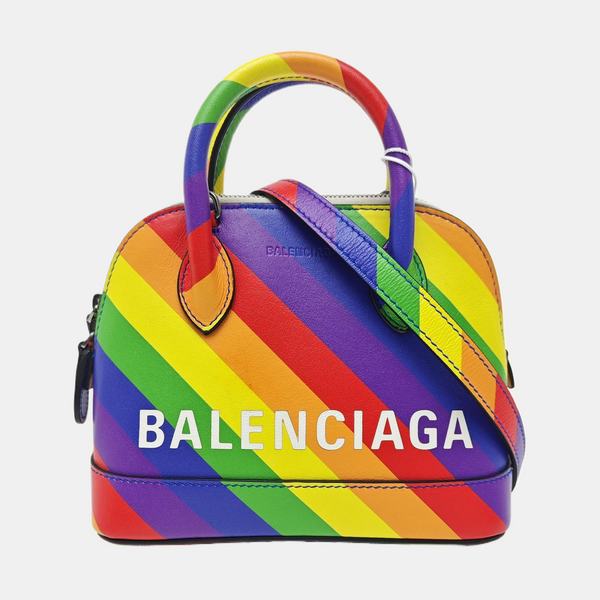 Top Handle Calfskin Multicolor