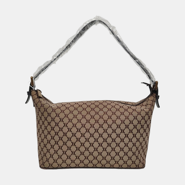 Canvas Top Handle Bag Brown