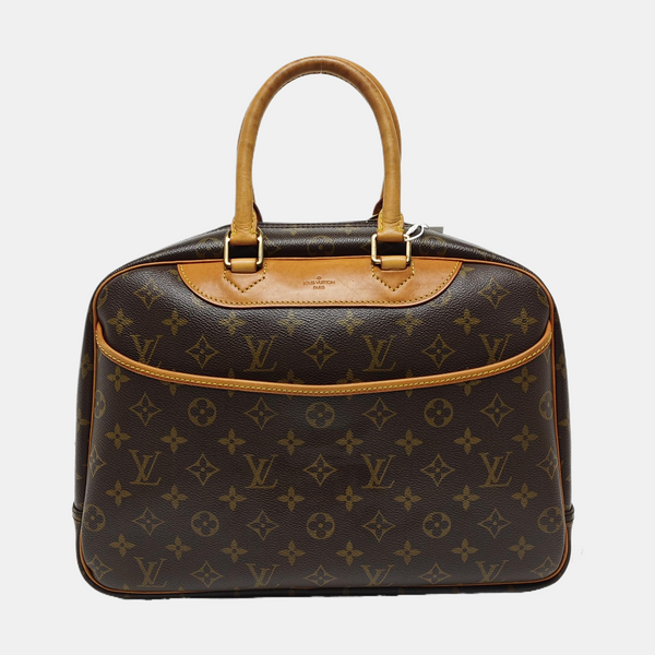DEAUVILLE GM Monogram Coated Canvas Brown