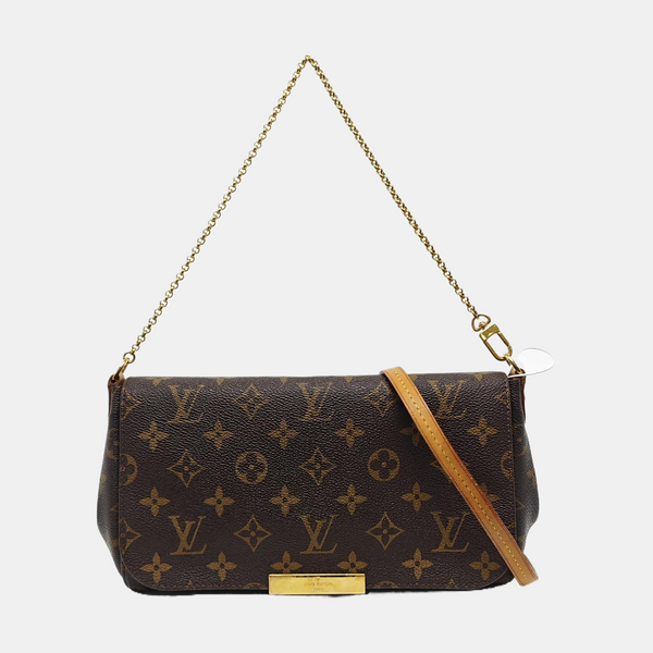 FAVORITE MM Monogram Coated Canvas Brown