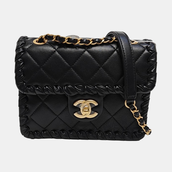 Quilted Lambskin Black