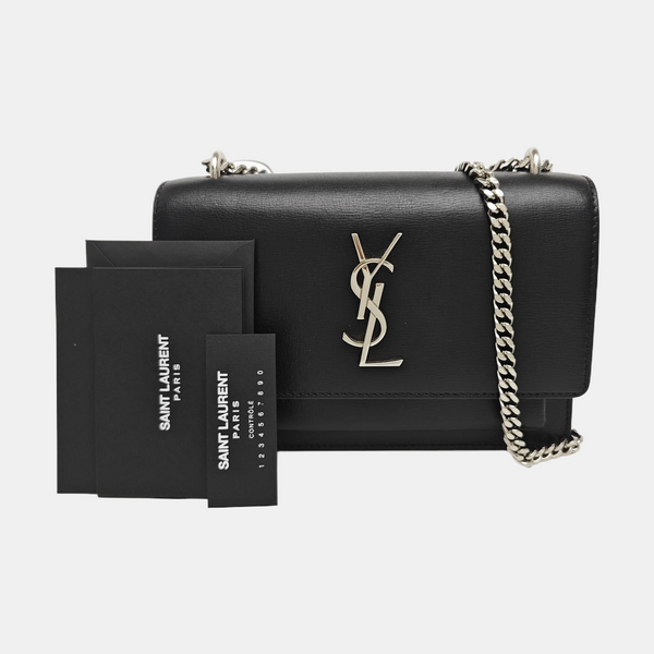 SUNSET Mini Calfskin Black
