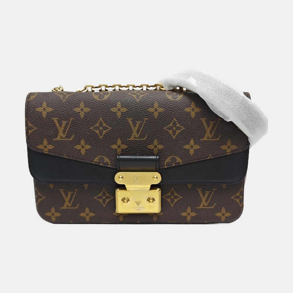 MARCEAU Monogram Coated Canvas Brown