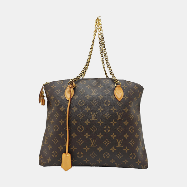 LOCKIT Monogram Coated Canvas Brown