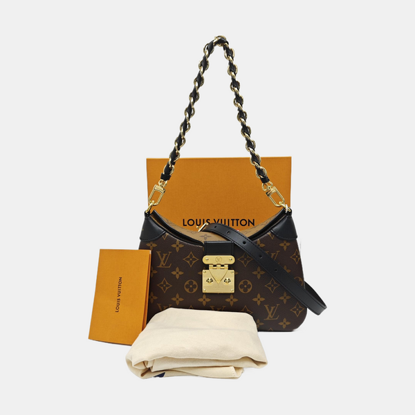 TWINNY Monogram Coated Canvas Brown
