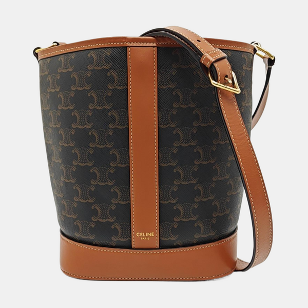 TRIOMPHE CANVAS Small Coated Canvas Brown