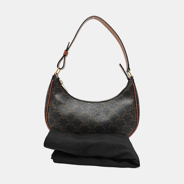 Authenticated pre-owned AVA Coated Canvas Brown - Top Handle Bag at Looply