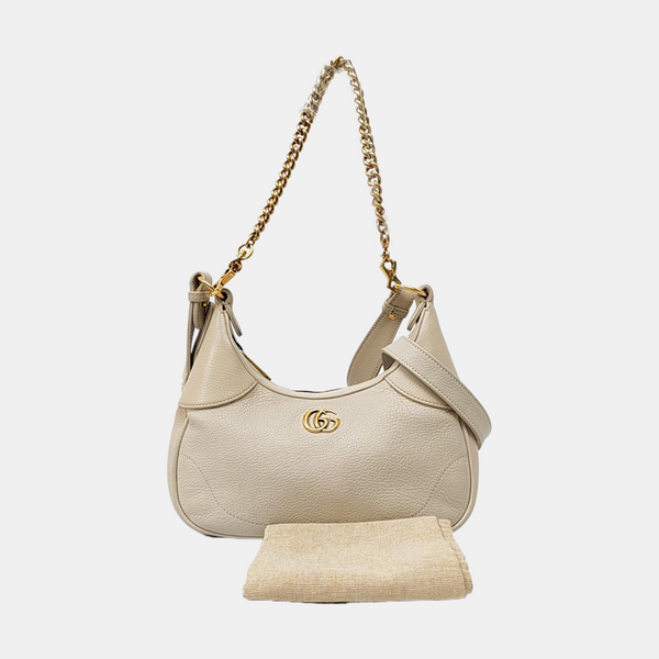 Aphrodite Small Calfskin White
