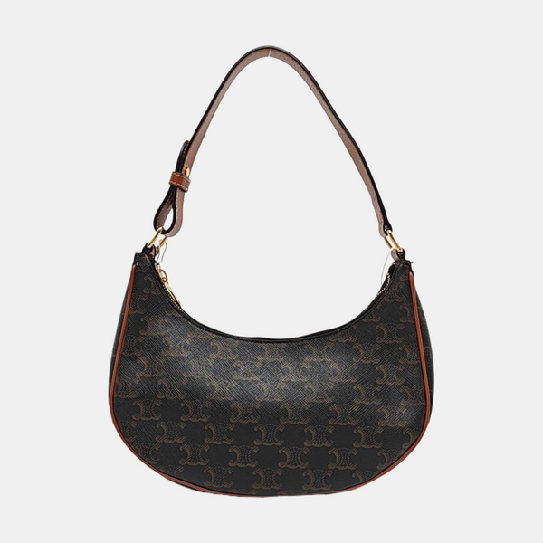 Authenticated pre-owned AVA Coated Canvas Brown - Top Handle Bag at Looply