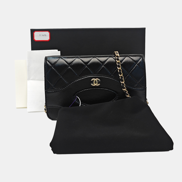 CHANEL 31 Mini Quilted Lambskin Black