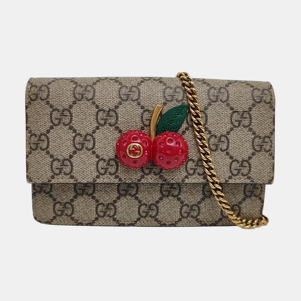 Lona Revestida Beige GG Supreme Mini Monogram
