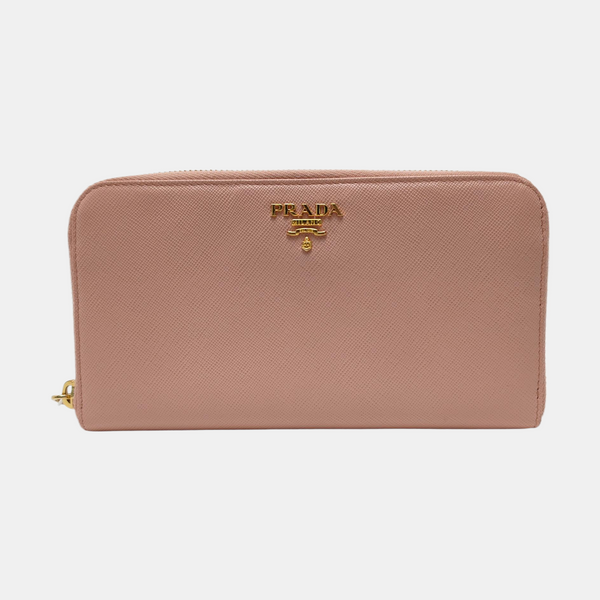 Saffiano Calfskin Wallet Pink