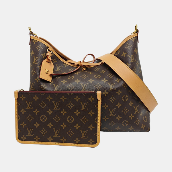 CARRYALL MM Monogram Coated Canvas Brown
