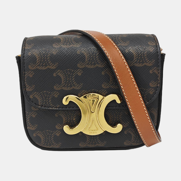 TRIOMPHE Mini Coated Canvas Black