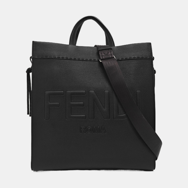 Sunshine Medium Calfskin Black