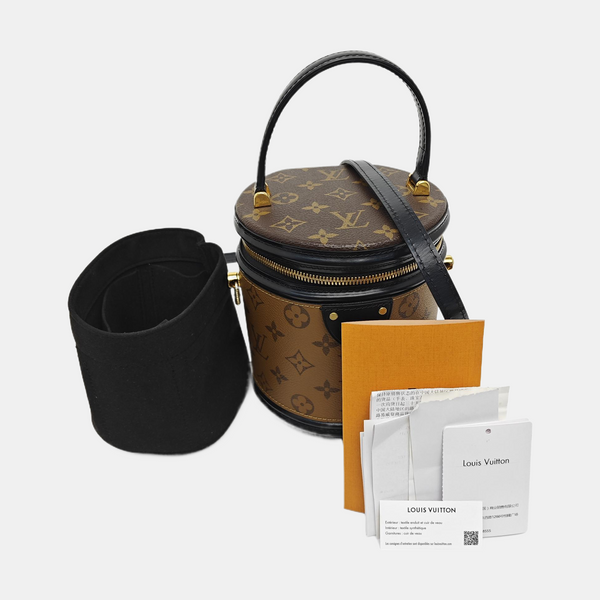 CANNES PM Monogram Coated Canvas Brown