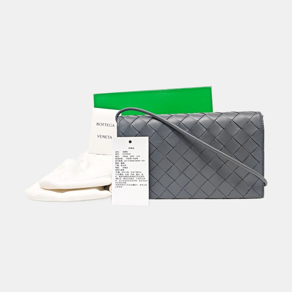 Lambskin Shoulder Bag Blue