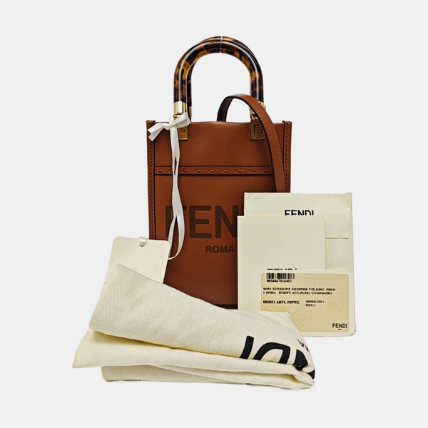 Sunshine Mini Calfskin Brown