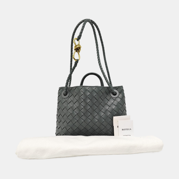 Lambskin Tote Bag Green