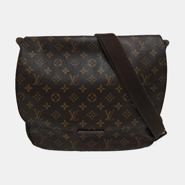 VINTAGE BEAUBOURG Monogram Coated Canvas Brown