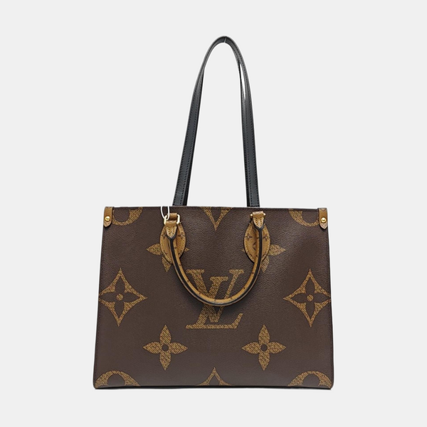 ONTHEGO MM Monogram Coated Canvas Brown