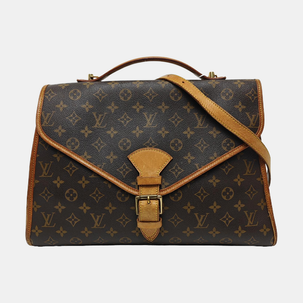 BEL AIR GM Monogram Coated Canvas Brown