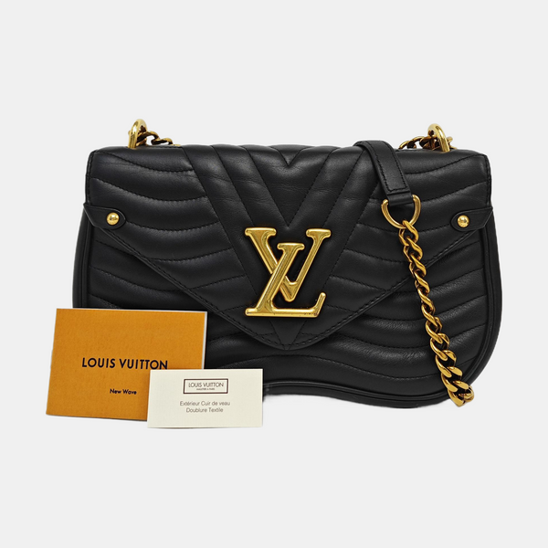 NEW WAVE MM Quilted Calfskin Black