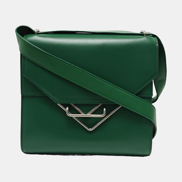The Clip Calfskin Green
