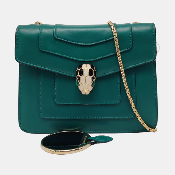 SERPENTI FOREVER Small Calfskin Green