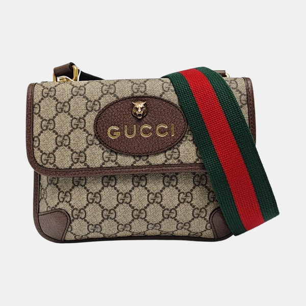Neo Vintage Small Monogram Coated Canvas Beige