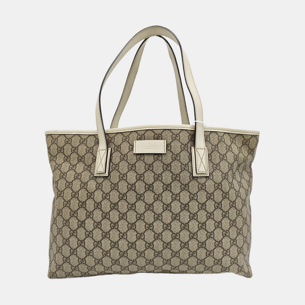 GG Imprime Monogram Coated Canvas Beige