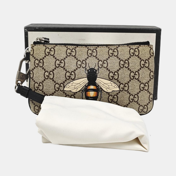 GG Supreme Monogram Coated Canvas Beige