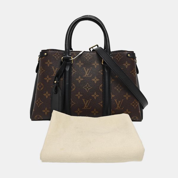 SOUFFLOT BB Monogram Coated Canvas Brown