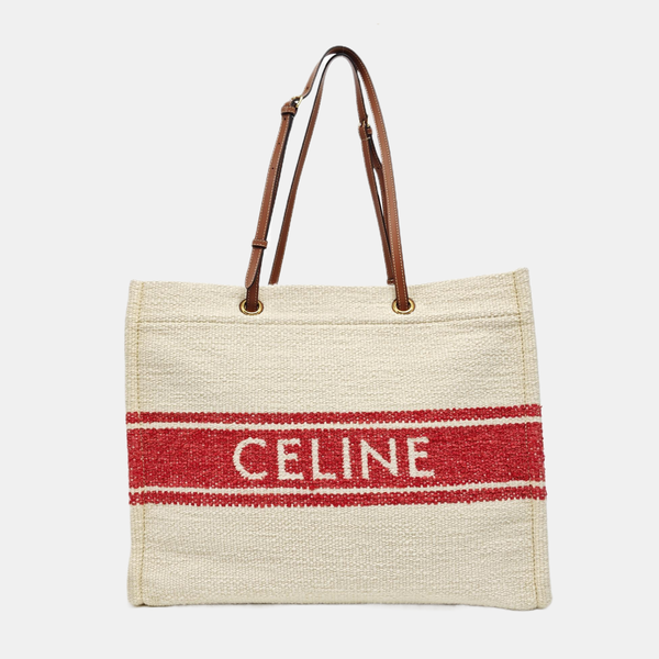 CABAS CELINE Fabric Beige