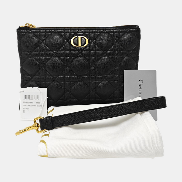 Dior Caro Large Calfskin Black
